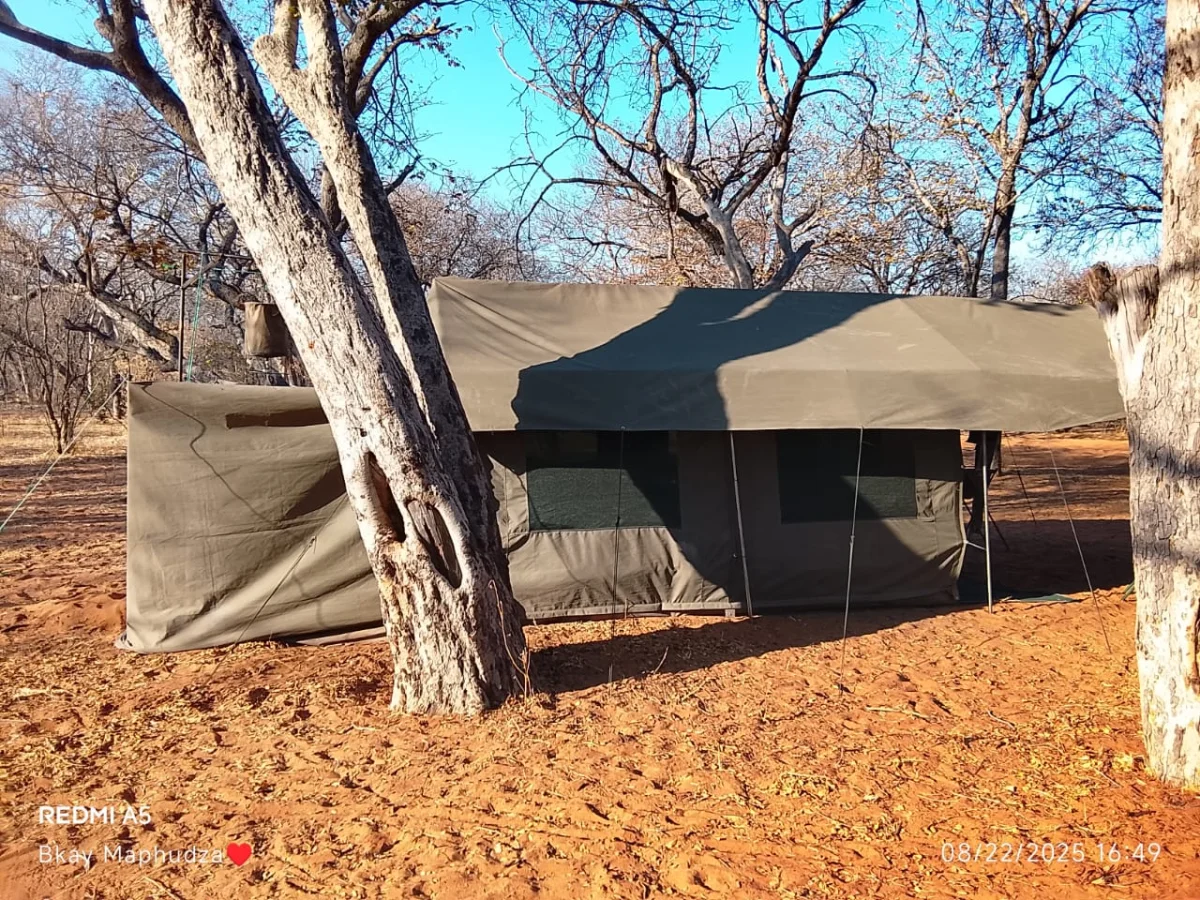 Safari landscape in Botswana